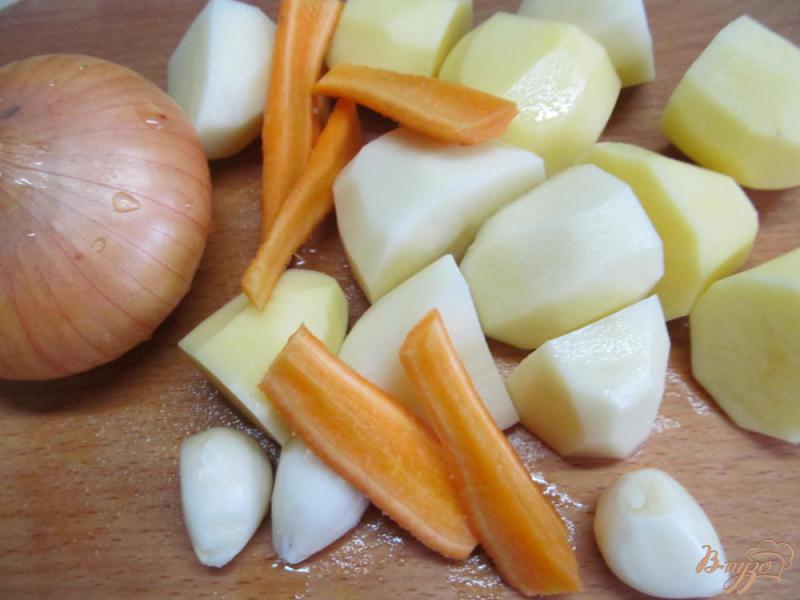 Фото приготовление рецепта: Картофельный суп на бульоне из баранины шаг №2
