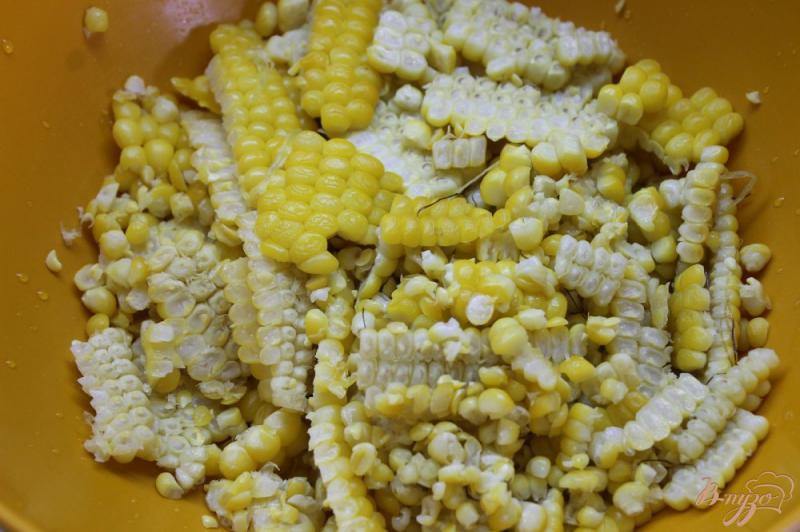 Фото приготовление рецепта: Заготовка из кукурузы в сиропе шаг №3