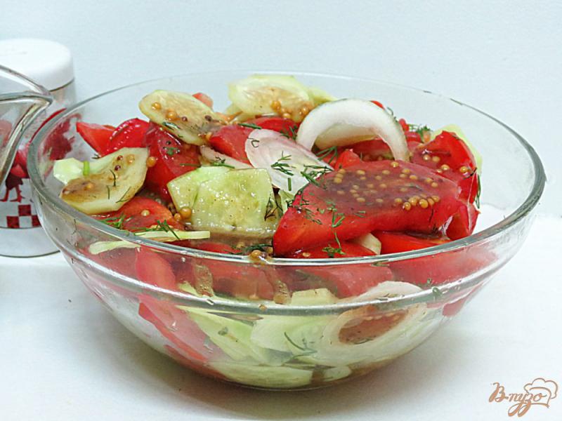 Фото приготовление рецепта: Соус для овощных салатов шаг №7