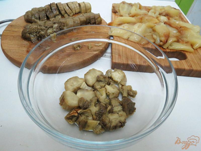 Фото приготовление рецепта: Перец и баклажаны закусочные шаг №9