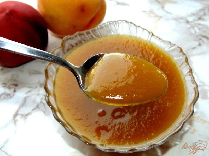 Фото приготовление рецепта: Сладкий персиковый соус с пряностями шаг №7