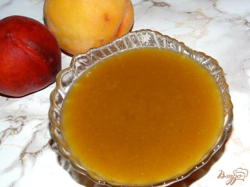 Фото приготовление рецепта: Сладкий персиковый соус с пряностями шаг №6