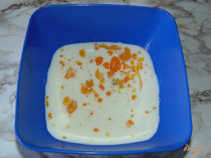Фото приготовление рецепта: Панкейки с персиковым соусом шаг №5