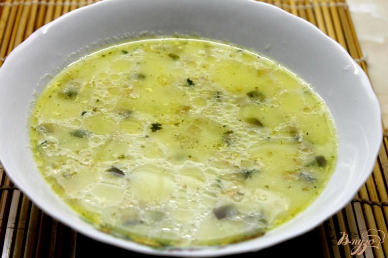 Фото приготовление рецепта: Сливочный суп с летними овощами шаг №7