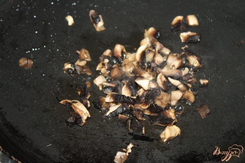 Фото приготовление рецепта: Закусочные баклажаны с грибной начинкой шаг №4