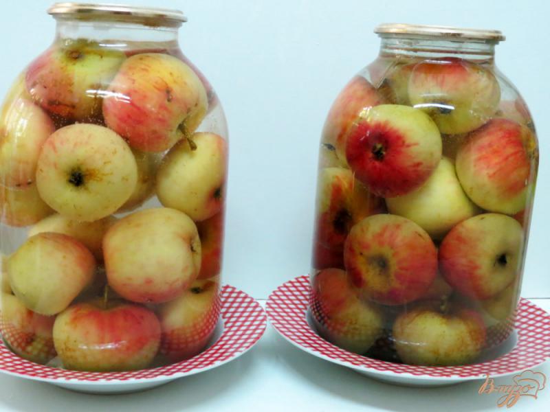 Фото приготовление рецепта: Яблоки натуральные, без сахара шаг №7