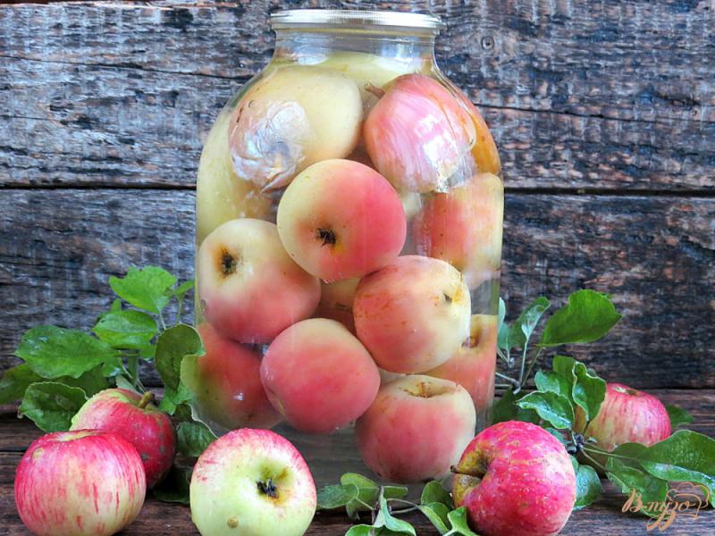Фото приготовление рецепта: Яблоки натуральные, без сахара шаг №8
