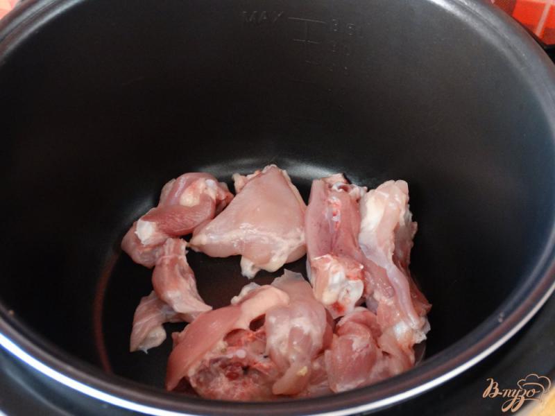 Фото приготовление рецепта: Рагу из баклажанов с курицей шаг №1