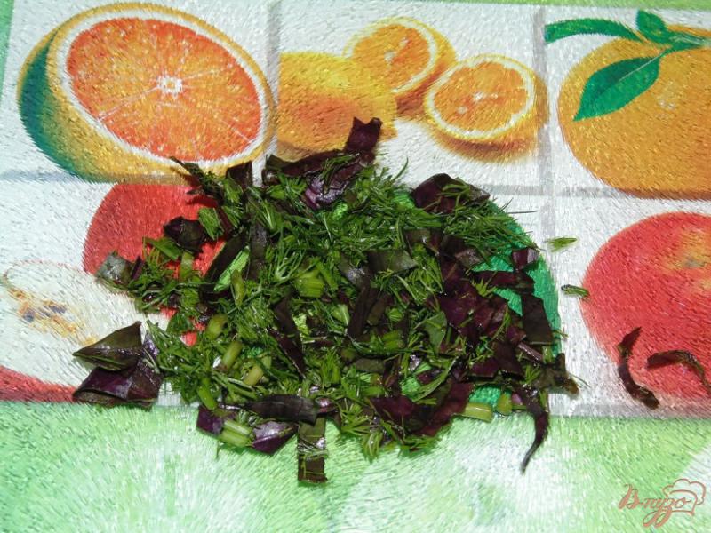 Фото приготовление рецепта: Овощной салат с куриными желудочками шаг №4