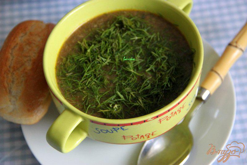 Фото приготовление рецепта: Грибной постный крем- суп шаг №5