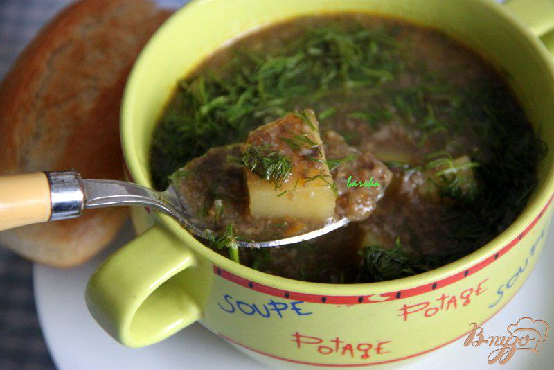 Фото приготовление рецепта: Грибной постный крем- суп шаг №6