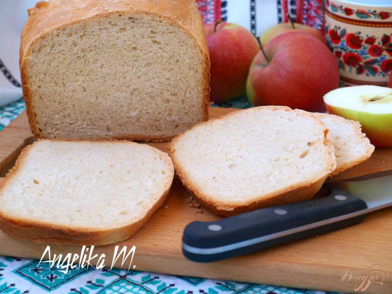 Фото приготовление рецепта: Яблочный хлеб на молоке в хлебопечке шаг №6