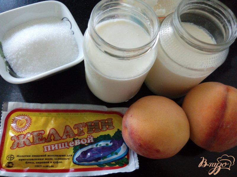 Фото приготовление рецепта: Желейный десерт с персиком шаг №1