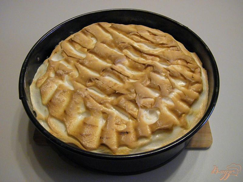 Фото приготовление рецепта: Пирог творожно-яблочный шаг №6