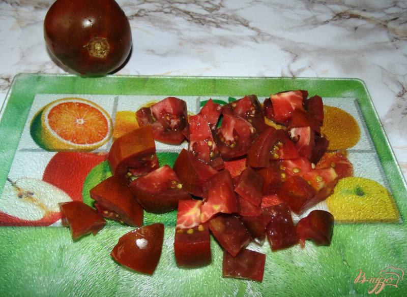 Фото приготовление рецепта: Овощной салат с куриными желудочками шаг №2