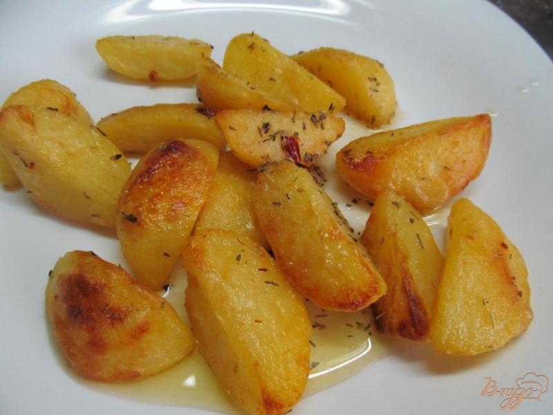 Фото приготовление рецепта: Жареный картофель по - особому шаг №4