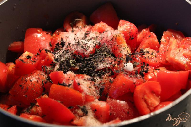 Фото приготовление рецепта: Ленивая заготовка из томатов шаг №1