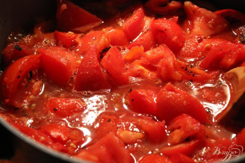 Фото приготовление рецепта: Ленивая заготовка из томатов шаг №2