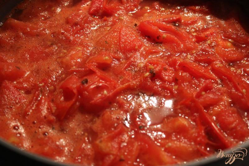 Фото приготовление рецепта: Ленивая заготовка из томатов шаг №3