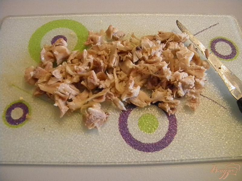 Фото приготовление рецепта: Салат «Столичный» с курицей шаг №6