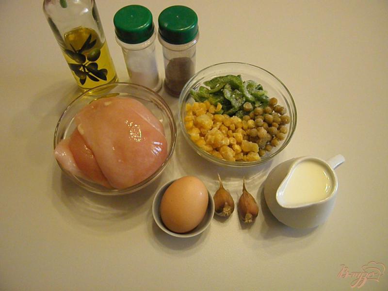 Фото приготовление рецепта: Террин куриный с овощами шаг №1