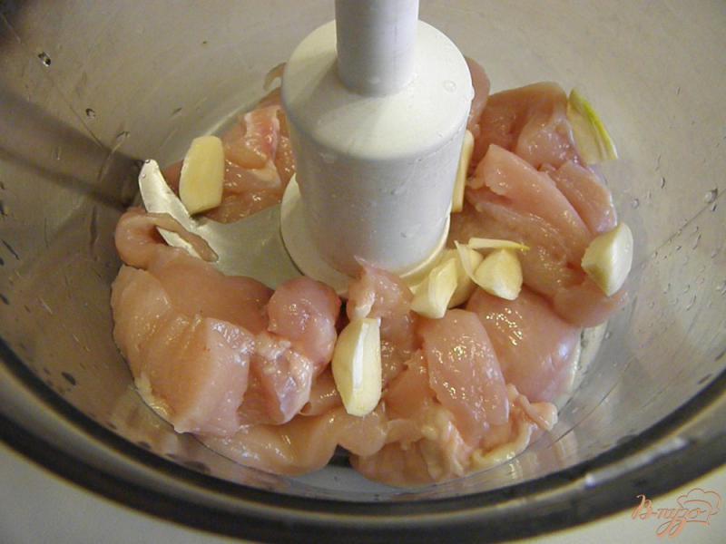 Фото приготовление рецепта: Террин куриный с овощами шаг №2