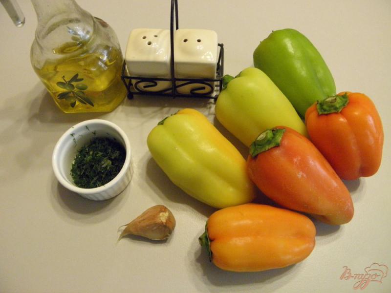 Фото приготовление рецепта: Болгарский перец запеченный в духовке шаг №1