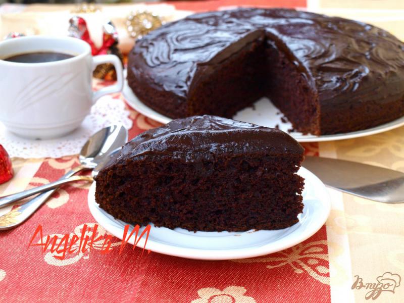 Фото приготовление рецепта: Шоколадно-свекольный пирог шаг №7