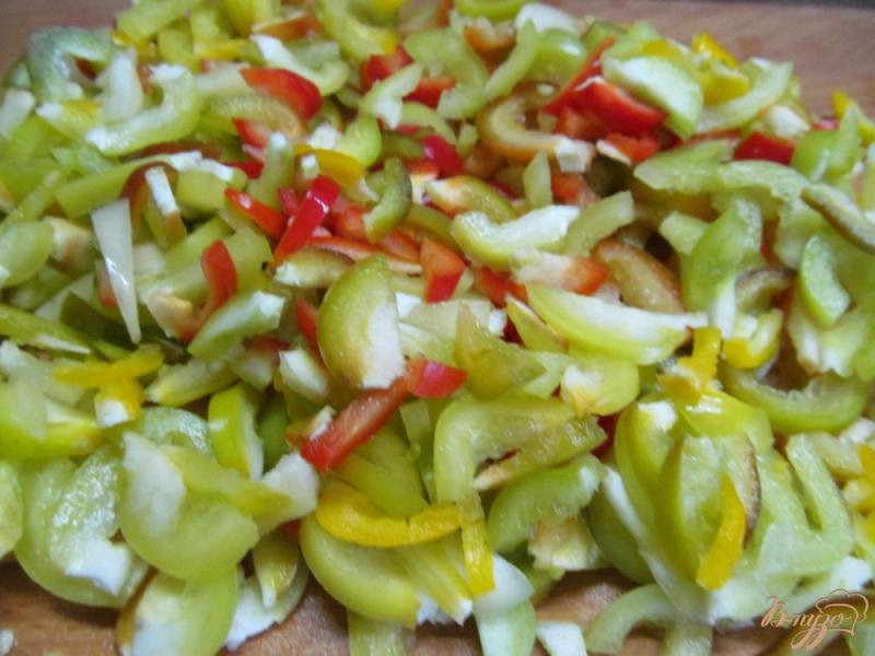 Фото приготовление рецепта: Заморозка овощей для омлета шаг №3