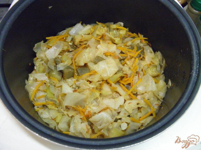 Фото приготовление рецепта: Овощное рагу с кабачком и баклажаном шаг №5