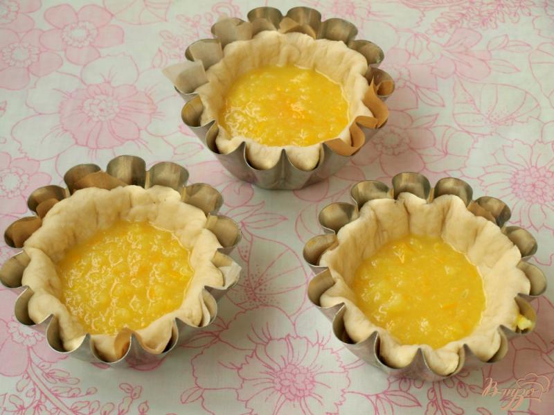 Фото приготовление рецепта: Булочки с лимонной начинкой шаг №7