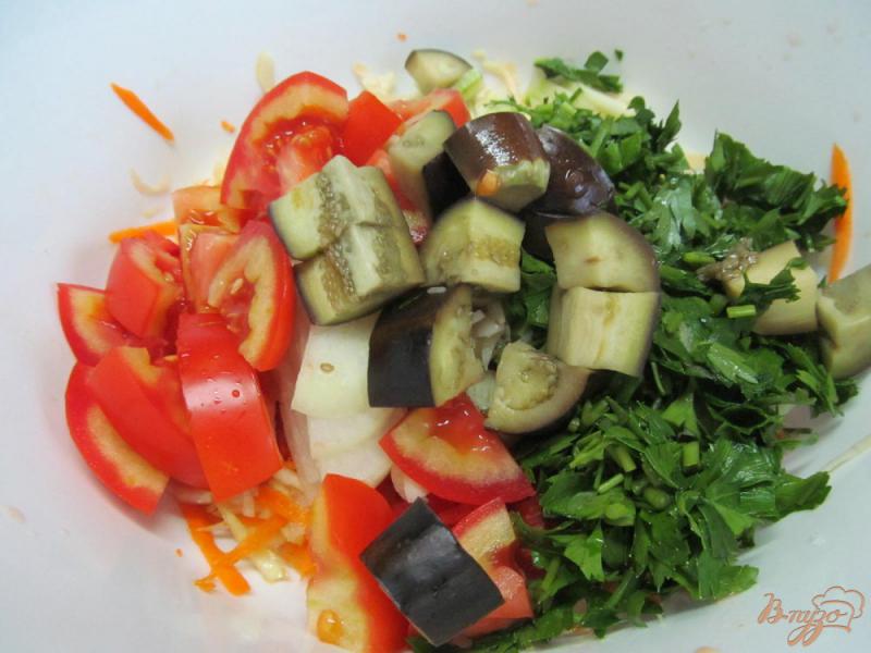 Фото приготовление рецепта: Хефтябечяр - салат из овощей шаг №7