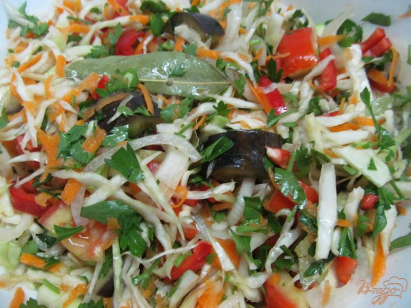 Фото приготовление рецепта: Хефтябечяр - салат из овощей шаг №8