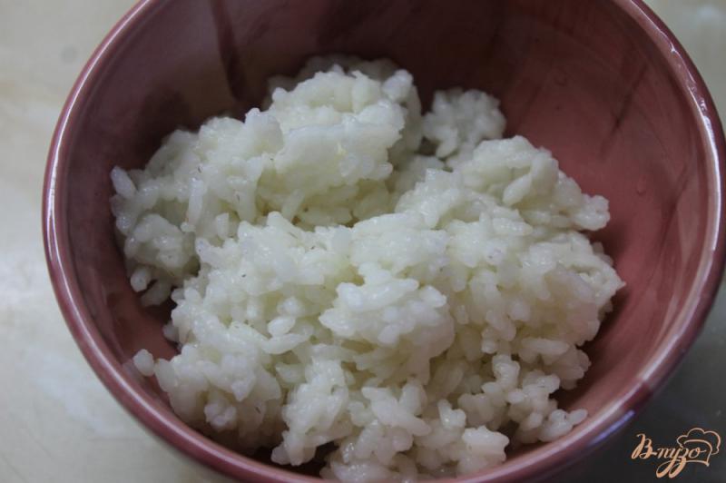 Фото приготовление рецепта: Рис с летними овощами в соевом соусе шаг №3