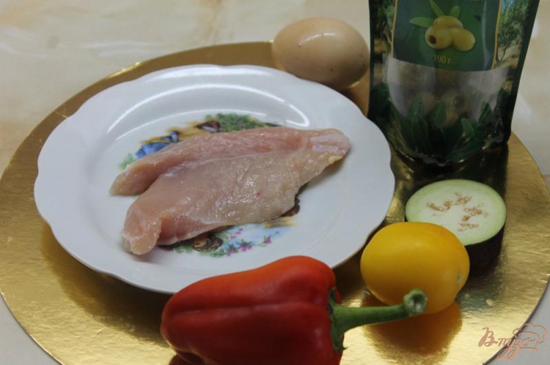 Фото приготовление рецепта: Куриная отбивная с овощной начинкой шаг №1