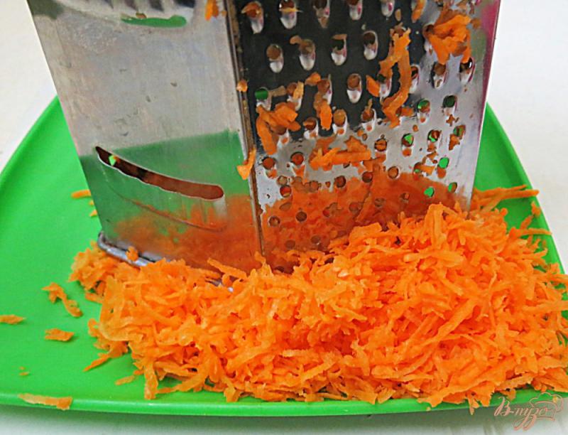 Фото приготовление рецепта: Блины морковно-укропные шаг №2