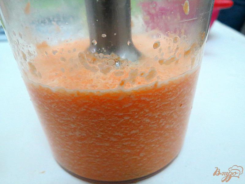 Фото приготовление рецепта: Блины морковно-укропные шаг №3