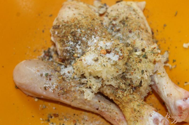 Фото приготовление рецепта: Куриные ножки в медово - горчичном соусе шаг №2