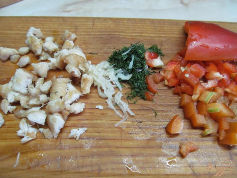 Фото приготовление рецепта: Салат на баклажане шаг №4