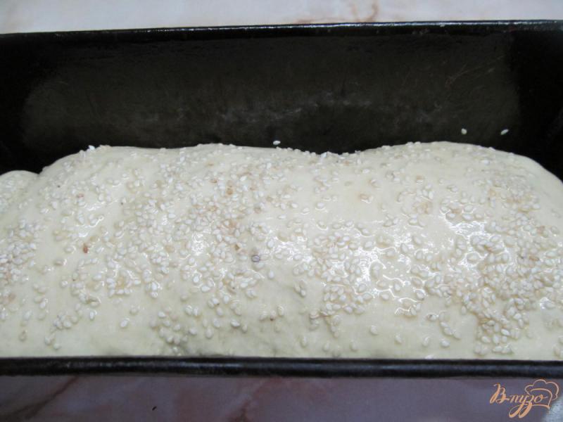 Фото приготовление рецепта: Хлеб на молоке с кукурузной мукой шаг №6