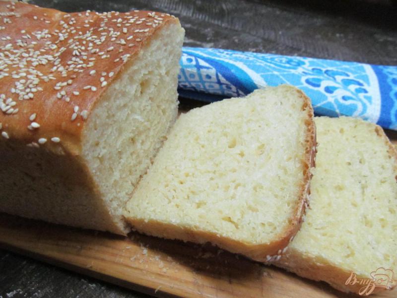 Фото приготовление рецепта: Хлеб на молоке с кукурузной мукой шаг №8