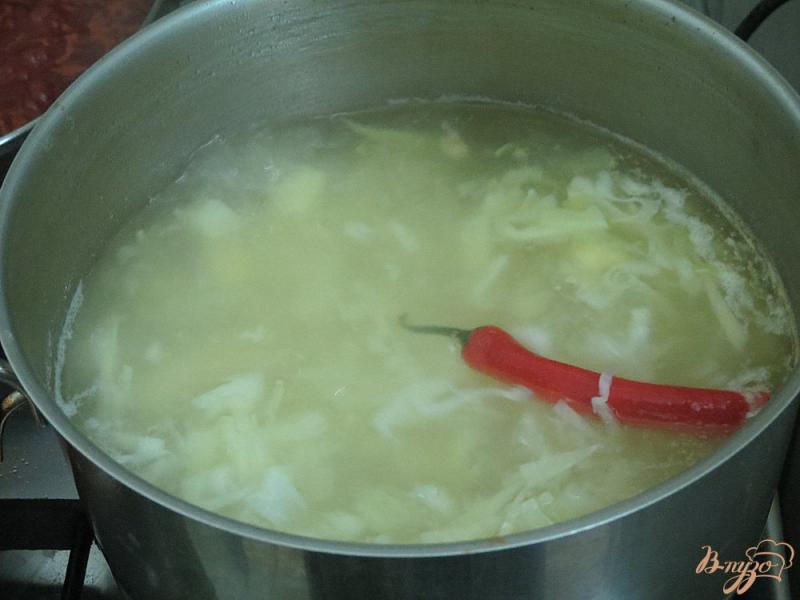 Фото приготовление рецепта: Украинский борщ с фасолью шаг №15