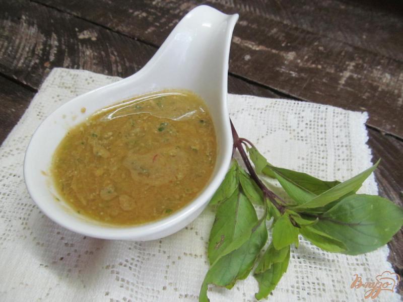 Фото приготовление рецепта: Сладкий соус для греческого салата. шаг №6