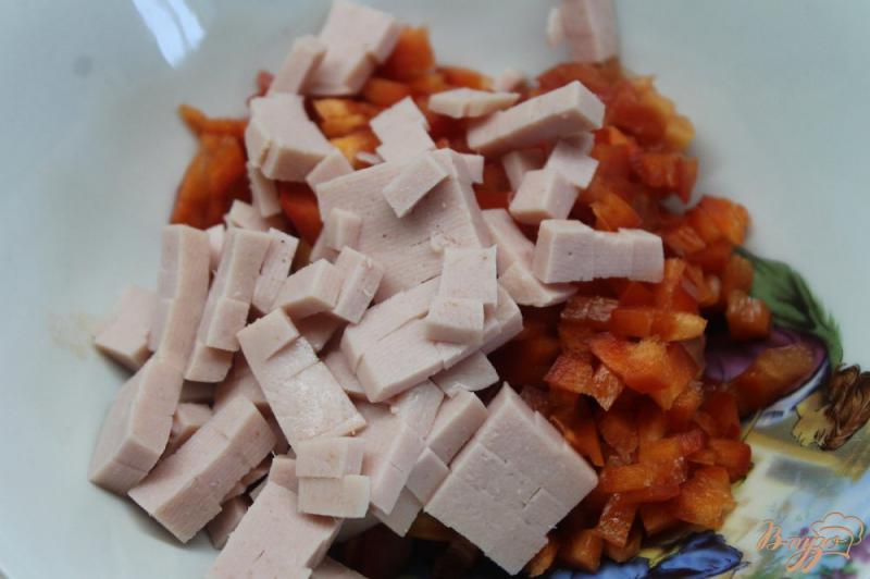 Фото приготовление рецепта: Закуска из кабачков с начинкой шаг №6