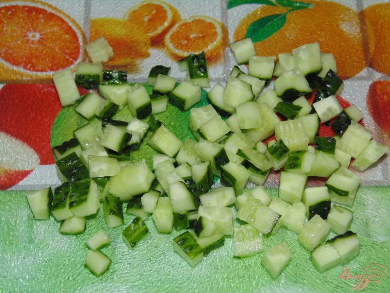 Фото приготовление рецепта: Картофельный салат с говядиной шаг №4