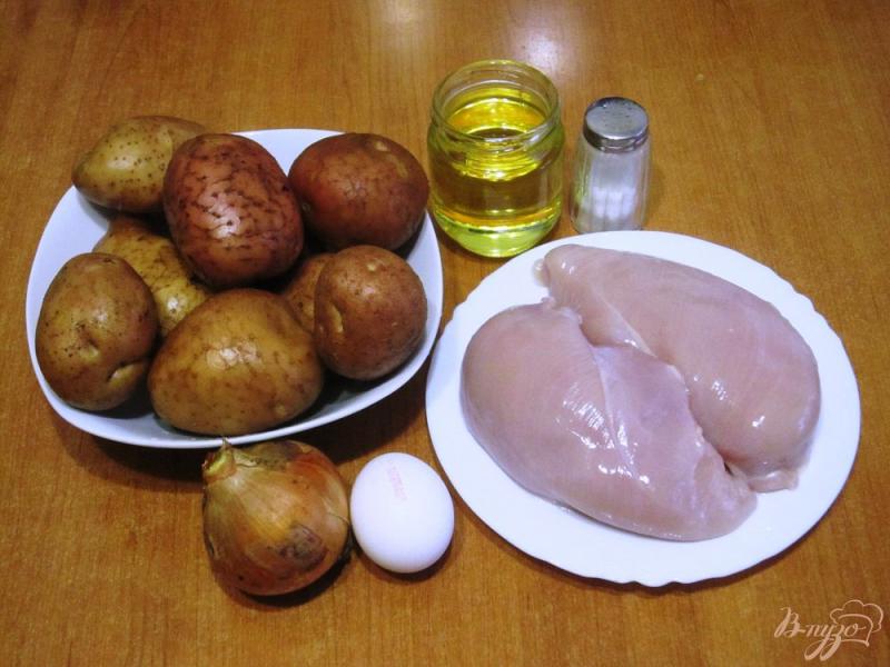 Фото приготовление рецепта: Котлеты из картофеля с курицей шаг №1