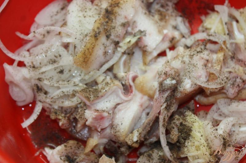 Фото приготовление рецепта: Свиные ушки по - корейски шаг №3