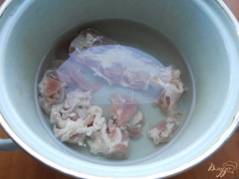 Фото приготовление рецепта: Борщ со свининой на утином жире шаг №1