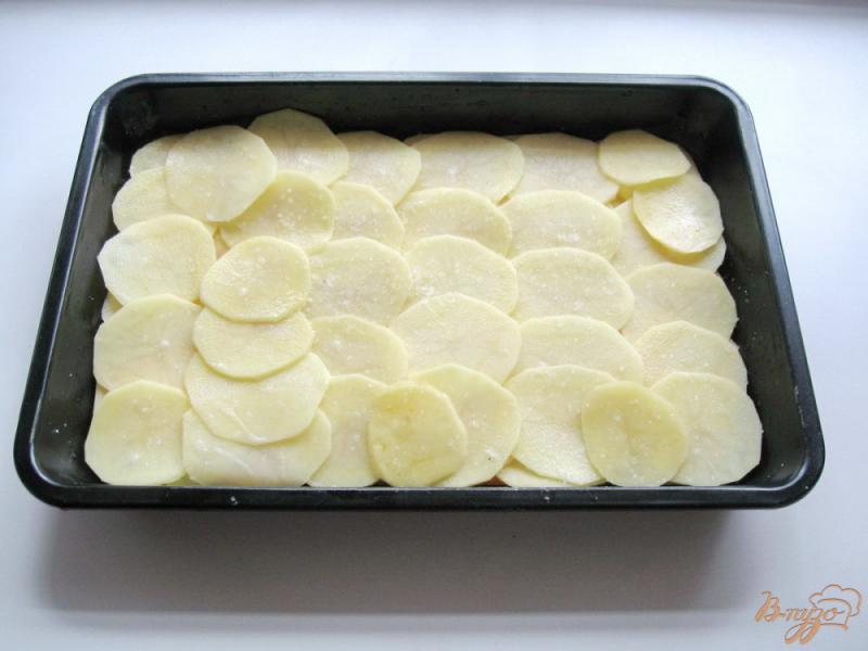 Фото приготовление рецепта: Запеканка из тыквы, кабачков и картофеля шаг №5