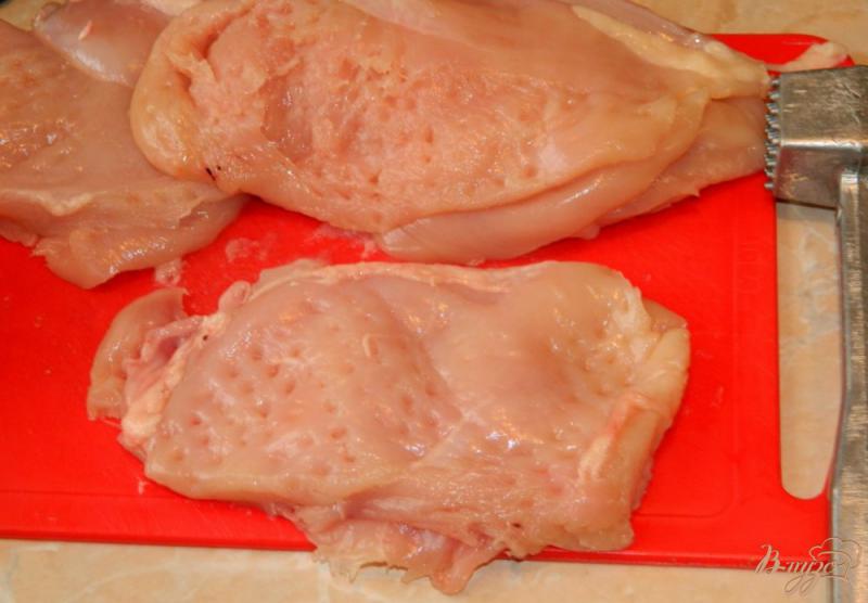 Фото приготовление рецепта: Куриное филе с соевым соусом, медом и вином шаг №1